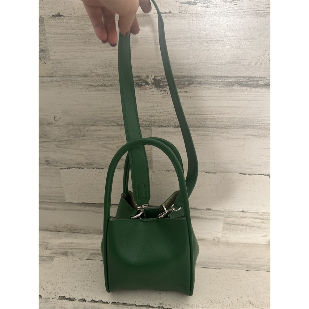 Kelly Green Purse With‎ Change/Wallet Additional Crossbody - Picture 2 of 8